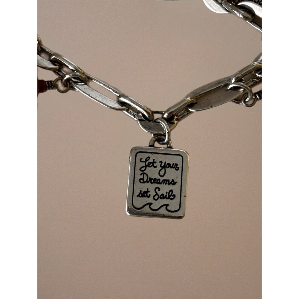 Brighton Ship to Shore nautical Beach sailing charm bracelet - Picture 3 of 8